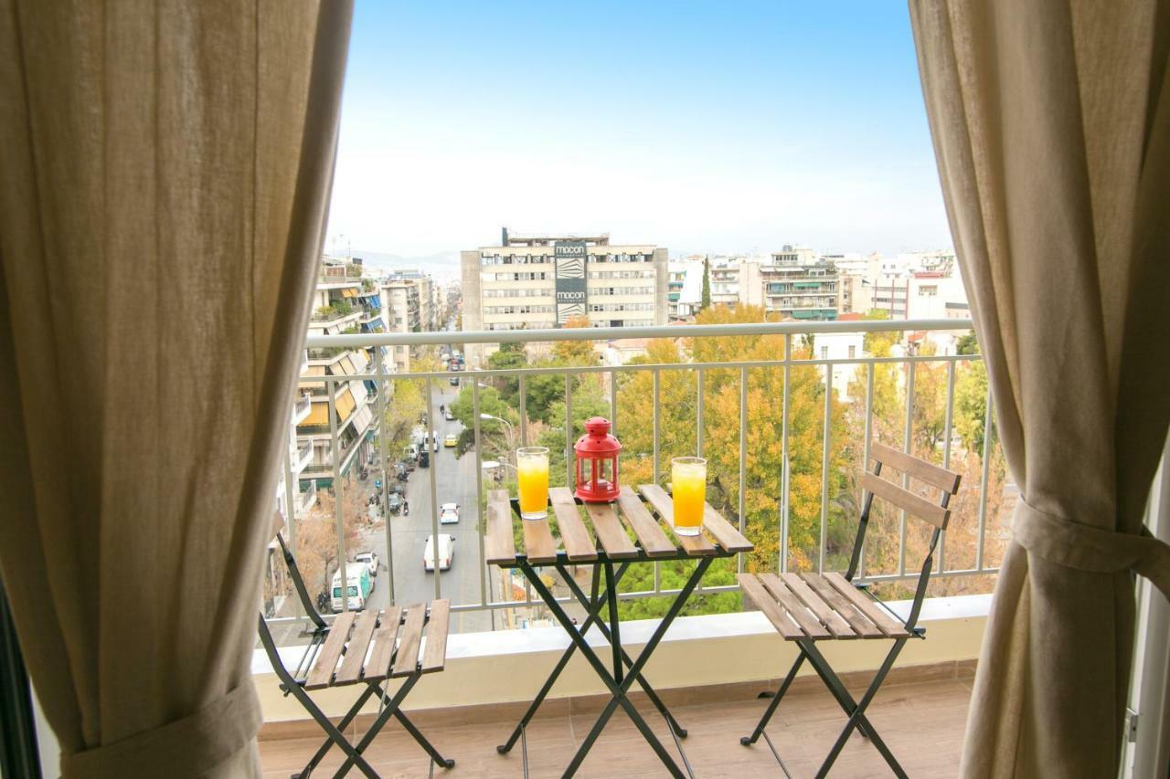 Magnificent Luxury Retrostyle Flat Acropolis View Lägenhet Aten Exteriör bild