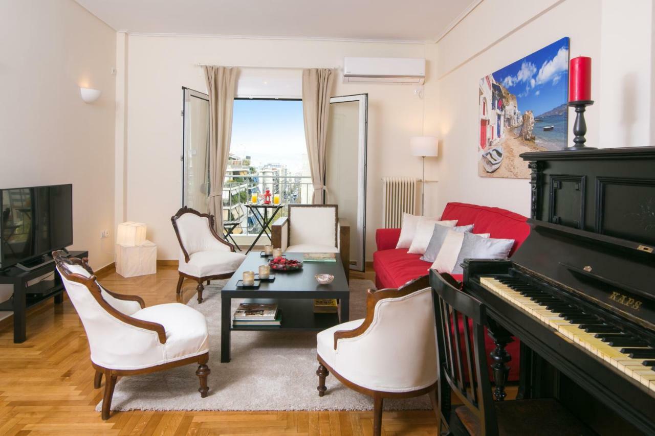 Magnificent Luxury Retrostyle Flat Acropolis View Lägenhet Aten Exteriör bild