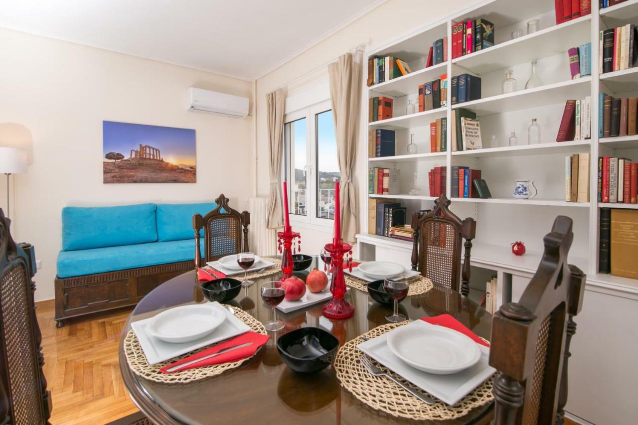 Magnificent Luxury Retrostyle Flat Acropolis View Lägenhet Aten Exteriör bild